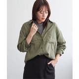 セルロース／デニムポケ付きシャツ | ikka  | 詳細画像11 