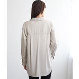 セルロース／デニムポケ付きシャツ | ikka  | 詳細画像24 