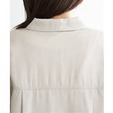 セルロース／デニムポケ付きシャツ | ikka  | 詳細画像27 