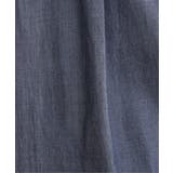 セルロース／デニムポケ付きシャツ | ikka  | 詳細画像34 