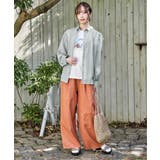 サテン／ドビーサイドリボンシャツ | ikka  | 詳細画像4 