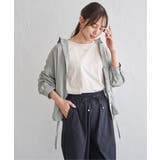 サテン／ドビーサイドリボンシャツ | ikka  | 詳細画像9 