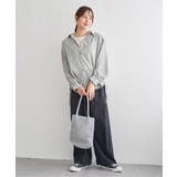 サテン／ドビーサイドリボンシャツ | ikka  | 詳細画像11 