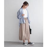 サテン／ドビーサイドリボンシャツ | ikka  | 詳細画像23 