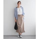 サテン／ドビーサイドリボンシャツ | ikka  | 詳細画像24 