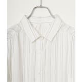 サテン／ドビーサイドリボンシャツ | ikka  | 詳細画像32 