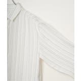 サテン／ドビーサイドリボンシャツ | ikka  | 詳細画像33 