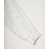 サテン／ドビーサイドリボンシャツ | ikka  | 詳細画像34 