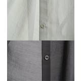 サテン／ドビーサイドリボンシャツ | ikka  | 詳細画像40 