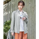 サテン／ドビーサイドリボンシャツ | ikka  | 詳細画像3 