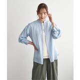 冷感リネンバンドカラーシャツ | ikka  | 詳細画像11 