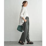 冷感リネンバンドカラーシャツ | ikka  | 詳細画像16 