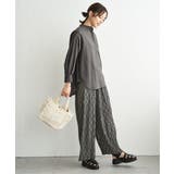 冷感リネンバンドカラーシャツ | ikka  | 詳細画像18 