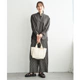 冷感リネンバンドカラーシャツ | ikka  | 詳細画像19 