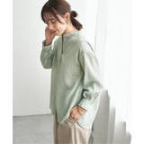 冷感リネンバンドカラーシャツ | ikka  | 詳細画像21 