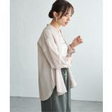 冷感リネンバンドカラーシャツ | ikka  | 詳細画像25 