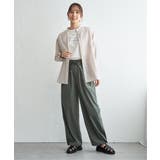 冷感リネンバンドカラーシャツ | ikka  | 詳細画像27 