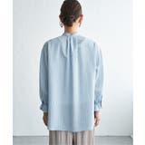 冷感リネンバンドカラーシャツ | ikka  | 詳細画像33 