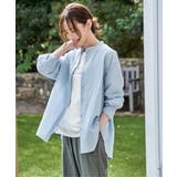 冷感リネンバンドカラーシャツ | ikka  | 詳細画像1 