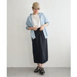 シアーデニム7分袖シャツ | ikka  | 詳細画像7 