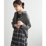 シアーデニム7分袖シャツ | ikka  | 詳細画像14 