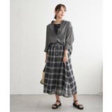 シアーデニム7分袖シャツ | ikka  | 詳細画像16 