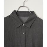 シアーデニム7分袖シャツ | ikka  | 詳細画像27 