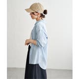 シアーデニム7分袖シャツ | ikka  | 詳細画像3 