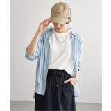 シアーデニム7分袖シャツ | ikka  | 詳細画像4 