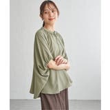【接触冷感】ドルマンギャザーシャツ | ikka | 詳細画像12