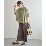 【接触冷感】ドルマンギャザーシャツ | ikka | 詳細画像15