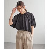 【接触冷感】ドルマンギャザーシャツ | ikka | 詳細画像4