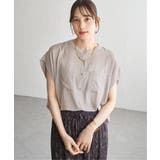 【セットアップ対応】冷感ボイルタックドルマンブラウス | ikka  | 詳細画像10 