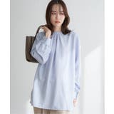 前後2WAYバンドカラーシャツ | ikka  | 詳細画像6 