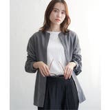 前後2WAYバンドカラーシャツ | ikka  | 詳細画像14 