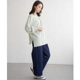 前後2WAYバンドカラーシャツ | ikka  | 詳細画像22 