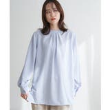 前後2WAYバンドカラーシャツ | ikka  | 詳細画像33 