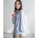 前後2WAYバンドカラーシャツ | ikka  | 詳細画像2 