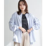 前後2WAYバンドカラーシャツ | ikka  | 詳細画像4 