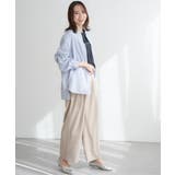 前後2WAYバンドカラーシャツ | ikka  | 詳細画像5 