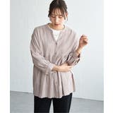 冷感楊柳バンドカラーシャツ | ikka  | 詳細画像8 