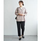 冷感楊柳バンドカラーシャツ | ikka  | 詳細画像10 