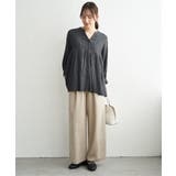 冷感楊柳バンドカラーシャツ | ikka  | 詳細画像12 