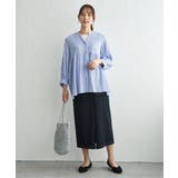 冷感楊柳バンドカラーシャツ | ikka  | 詳細画像16 