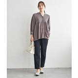 冷感楊柳バンドカラーシャツ | ikka  | 詳細画像20 