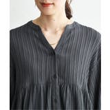 冷感楊柳バンドカラーシャツ | ikka  | 詳細画像27 