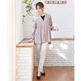 冷感楊柳バンドカラーシャツ | ikka  | 詳細画像5 