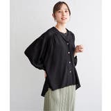 ブラック | V襟シャーディガン | ikka 