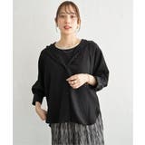 【接触冷感／UVカット】シアー7分袖フードシャツ | ikka  | 詳細画像8 