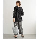 【接触冷感／UVカット】シアー7分袖フードシャツ | ikka  | 詳細画像11 